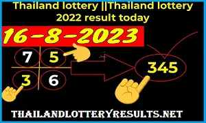 Thailand Lottery Sure Number Today Full Result 16-08-2023