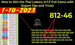 Thai Lottery HTF Full Game Live Winner Vip Tips 01/10/2023