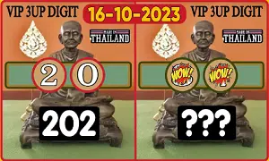 Thailand Lottery Vip 3up Single Digit Win Tips 16-10-2023